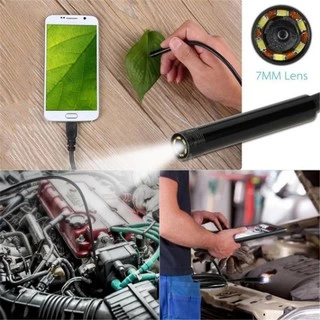 (จัดส่งจากประเทศไทย) กล้องเอนโดสโคป 1080P HD USBกล้องเอนโดสโคป 8 LED 5M สายตรวจสอบ borescope กันน้ำ เหมาะสำหรับ Android