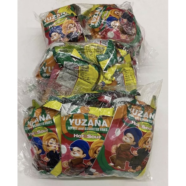 Yuzana ยำถั่วพม่า แพ็ค 10 ซอง