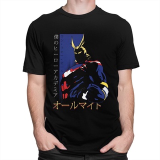 เสื้อยืดโอเวอร์ไซส์เสื้อยืด ผ้าฝ้าย พิมพ์ลายอนิเมะ Boku No Hero Academia  สําหรับผู้ชายS-3XL