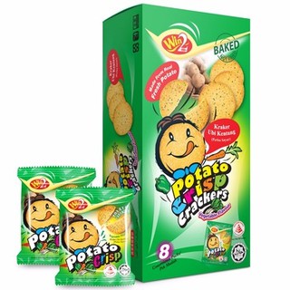 Win2 Baked Potato crisp (ผัก / บาบีคิว / มันม่วง / ข้าวโพด) ขนมแครกเกอร์มันฝรั่งบางกรอบ