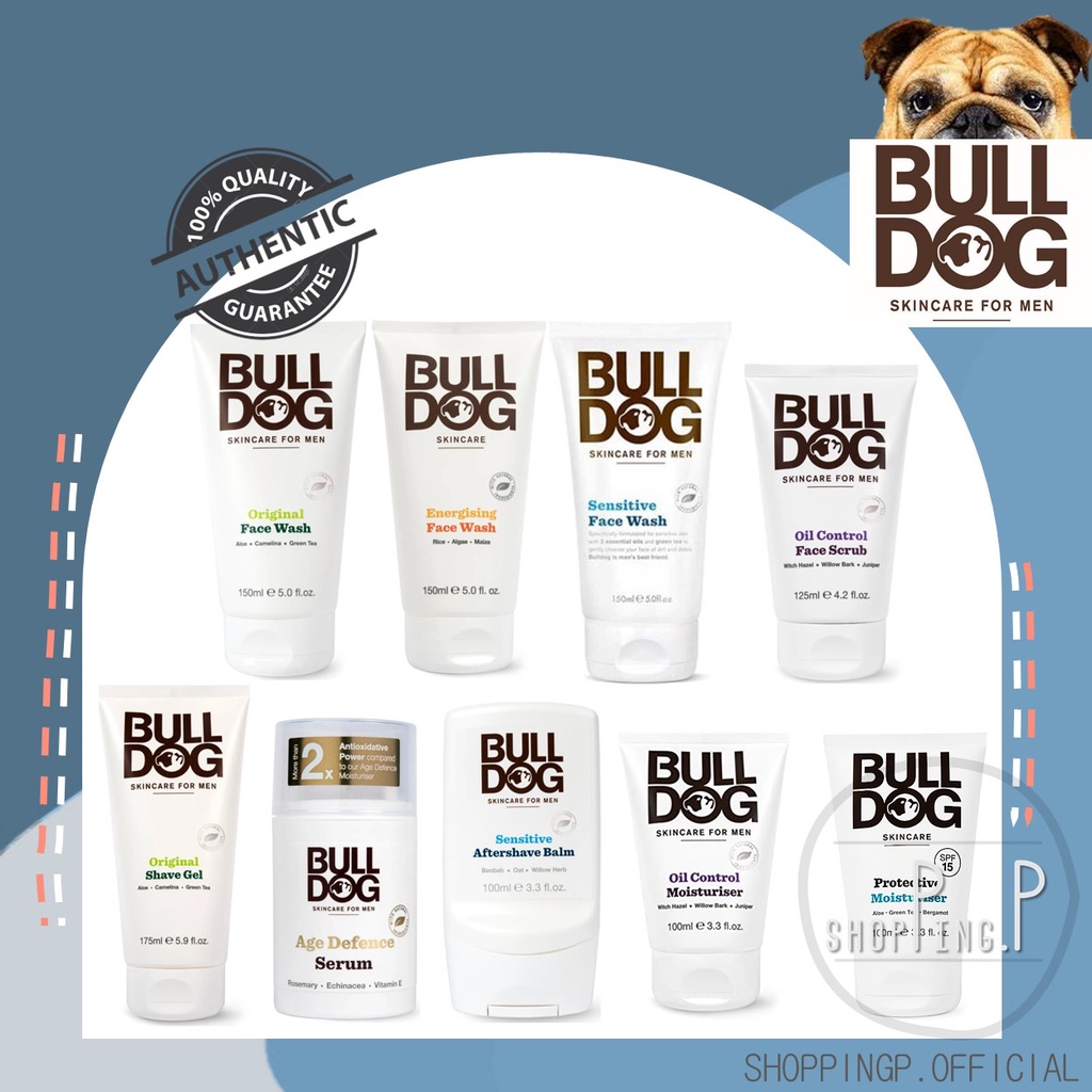 [แท้ 100%/พร้อมส่ง] Bulldog Skincare For Men Bulldog Original Face Wash ผลิตภัณฑ์บำรุงผิวหน้าสำหรับผู้ชาย