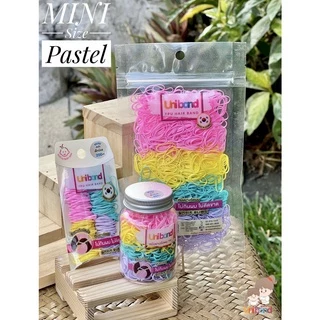 Uniband หนังยางรัดผม ไม่กินผม ไม่ดีดขาดง่าย TPU Mini Size : Pastel