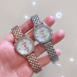 Coach 31 mm. Silver/Rosegold