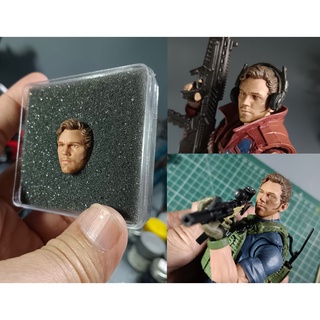 Chris_Pratt 1/12 head หัวคริสแพท for marvel legenfs Gi joe Valaverse nota body