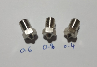 E3d V6 Coated Brass 0.4 nozzle