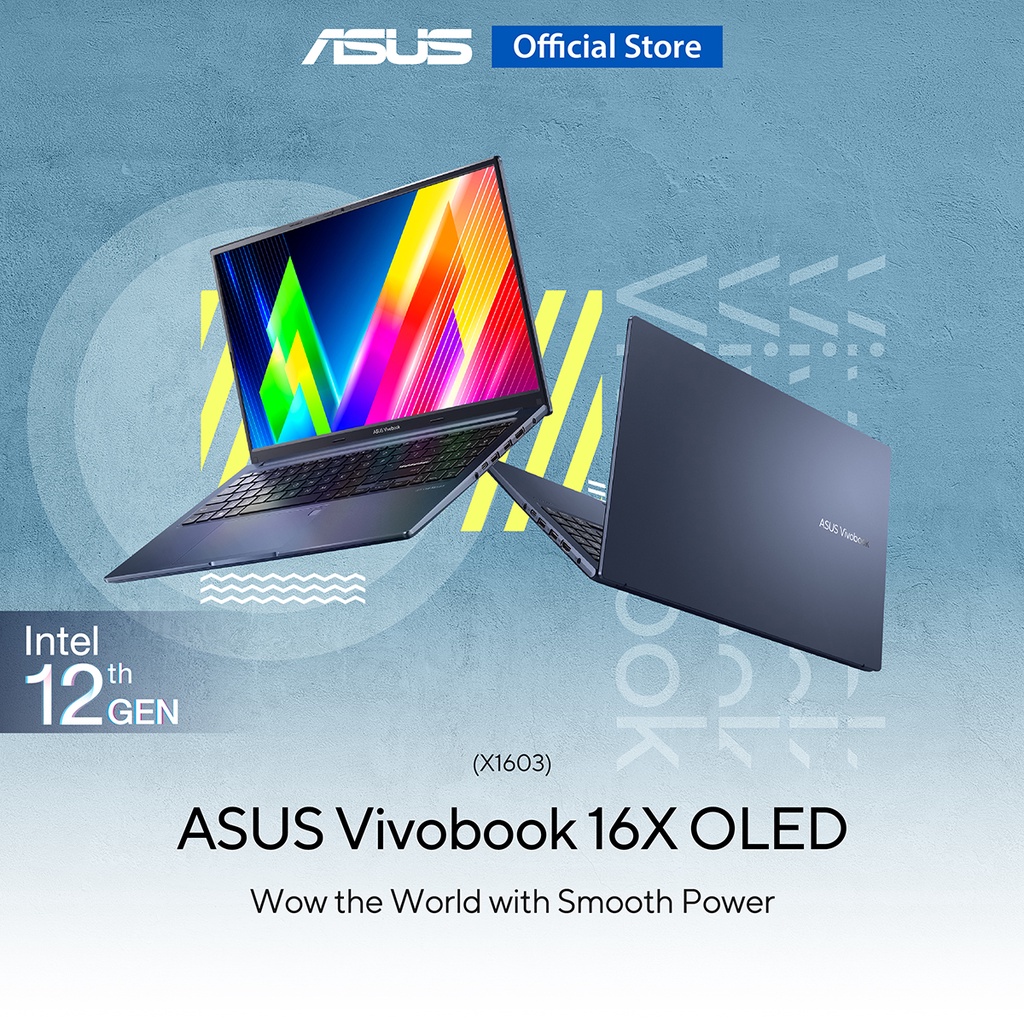 ASUS VivoBook 16X OLED (X1603ZA MB501WS), 16 Inch Thin And Light Laptop