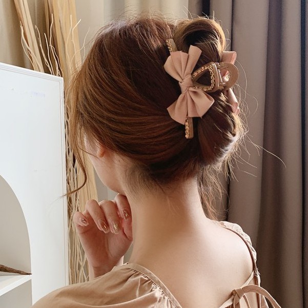 Dongdaemun Bow Clip กิ๊บหนีบผม สินค้าจริงสวย งานดีมากค่ะ กิ๊บติดผม รุ่นใหม่ สไตส์เกาหลี กิ๊บติดโบว์ กิ๊บติดเพชร
