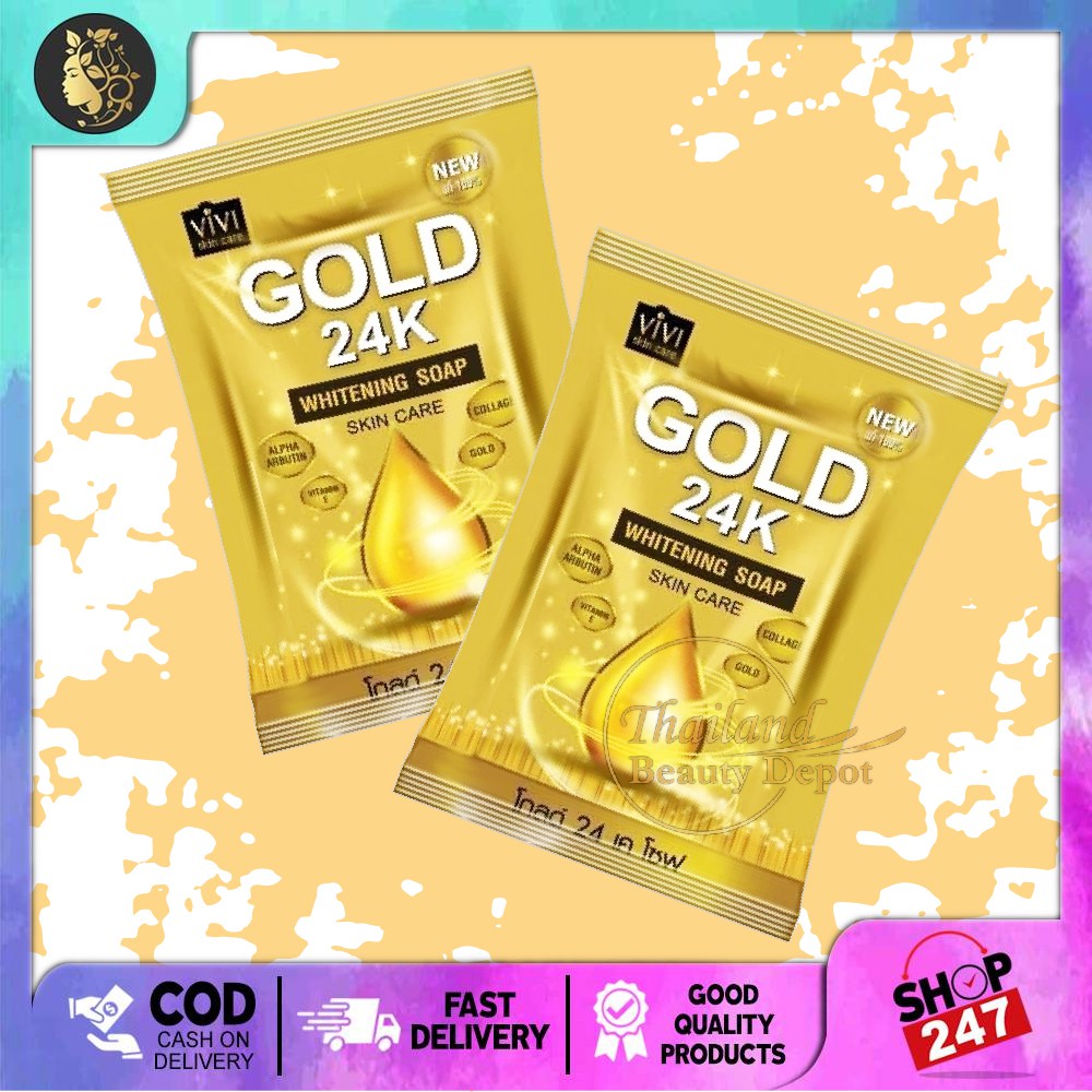 gold 24k whitening soap review