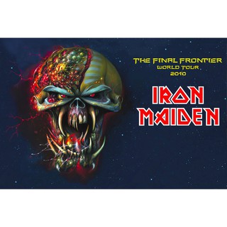 โปสเตอร์ Iron Maiden ไอรอน เมเดน โปสเตอร์ ตกแต่งผนัง Music Rock Poster โปสเตอร์วินเทจ โปสเตอร์วงดนตรี รูปภาพ ภาพถ่าย