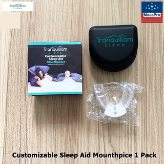 Tranquillam Sleep® Dental Guard Customizable Sleep Aid Mouthpiece 1 Pack ยาง ลดการนอนกรน นอนกัดฟัน ฟันยาง เฝือกสบฟัน