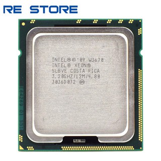 used Intel Xeon W3670 3.2-3.46GHz 12M 6 Core 12 thread LGA 1366 Processor