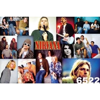 โปสเตอร์วงดนตรี วินเทจ Nirvana