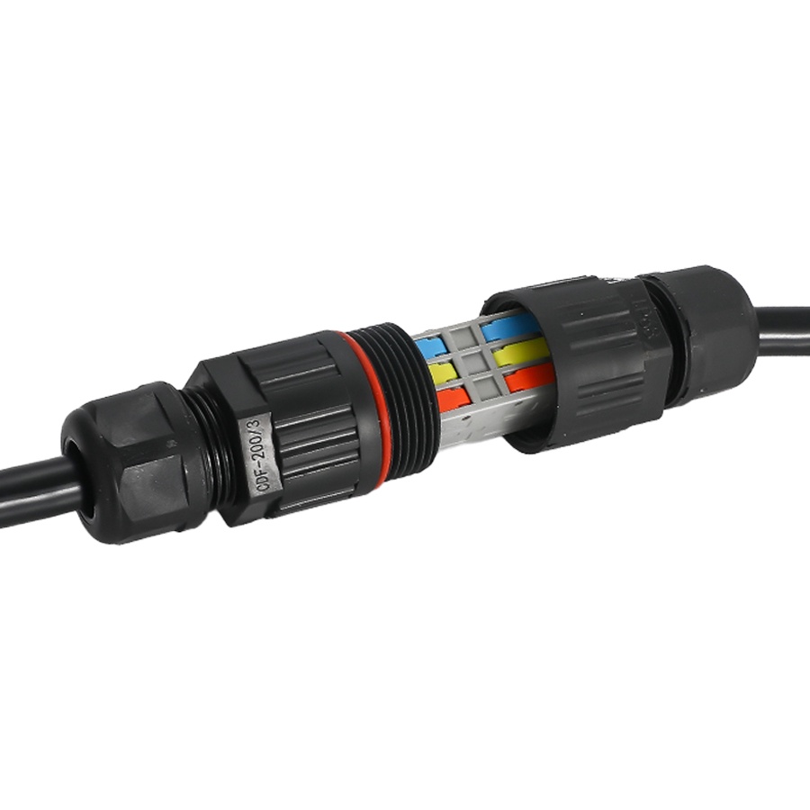 ข้อต่อสายไฟกันน้ำ CDF-200/3 ขนาด φ4-10mm พร้อม PCT-223