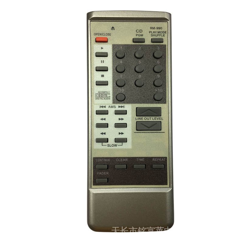 RM-990 รีโมทคอนโทรลเหมาะสําหรับ SONY CD PLAYER CDP-950 CDP-790 CDP227 CDP228 CDP333 controller