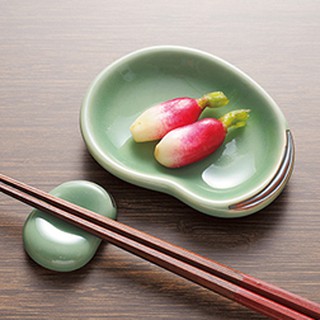 SET ที่วางตะเกียบ 5 ชิ้น Kyoto Tachikichi since 1752 รุ่น Sora Mame ราคาต่อกล่อง ศิลาดล Chopstick Plate Hashi Oki