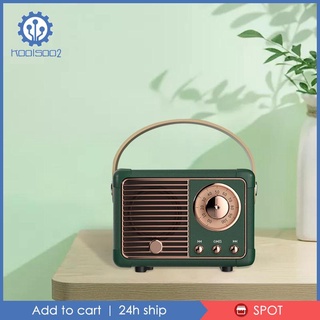 Retro Bluetooth Speaker Old Fashion Portable for Office Outdoor