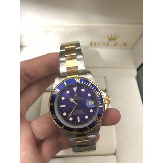 นาฬิกา Rolex ของแท้ Submariner ซีรีส์ Lv11600 สายรัดข้อมือเชิงกล Rolex วางกรอบผีน้ำสีน้ำเงินในหมู่ผีน้ำสีน้ำเงิน