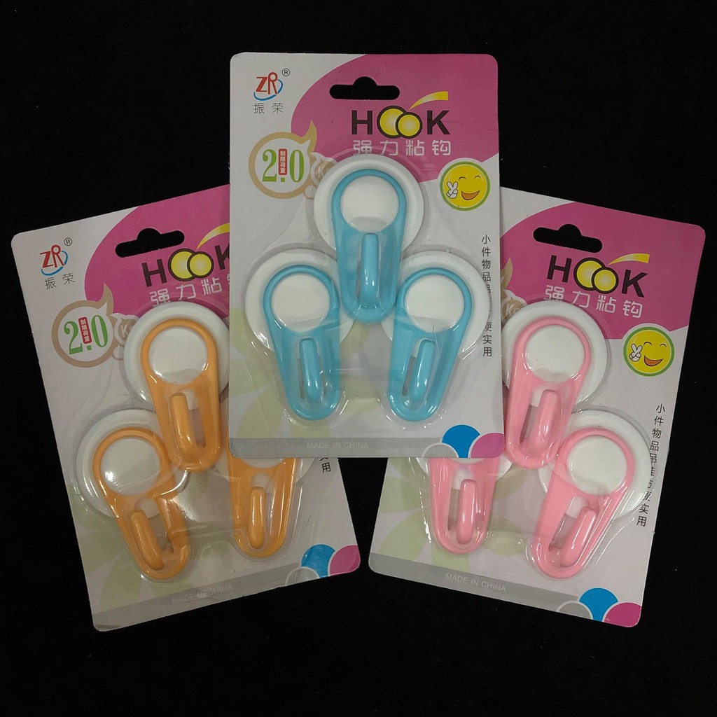 SUPER STICKY WALL HOOK STRONG ADHESIVE HOOK NO DRILLING ADHESIVE HANGER 超强力粘挂钩