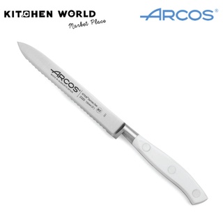 Arcos Spain 232024  Tomato Serrated Knife Riviera Blanc 130 mm. / มีดหั่นมะเขือเทศ