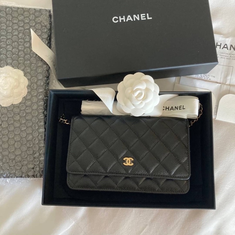 New Chanel Woc Black Caviar GHW ปี 2022
