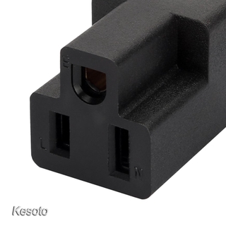 ( Kesoto ) อะแดปเตอร์แปลง 3 - Pin Iec 320 C14 Male To 5-15 R Female Ac