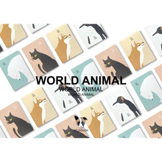 สมุดโน๊ต ลายสัตว์: World animal