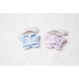 ชุดตุ๊กตา Striped Pajamas Set 10/15/20/40cm