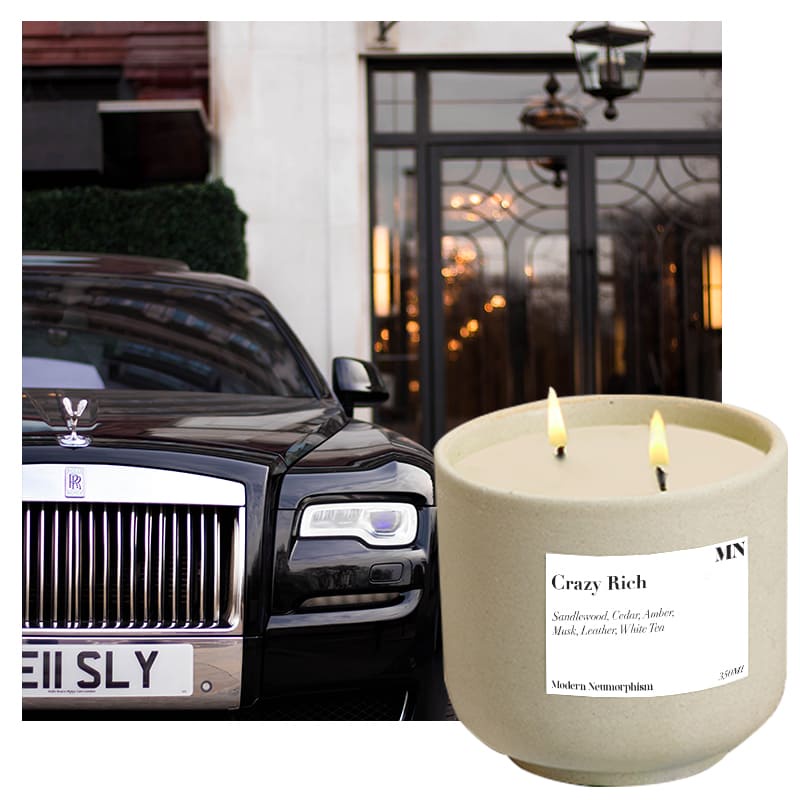 MN FORMULA CERAMIC CANDLE กลิ่น Crazy Rich เทียนหอมกลิ่นความร่ำรวย ขนาด L