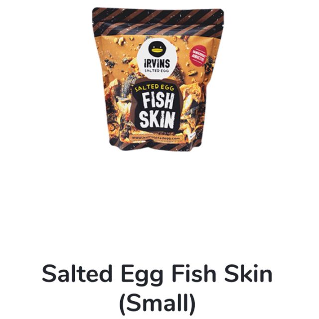 (พร้อมส่ง) IRVINS Salted egg fish skin (ถุงเล็ก)