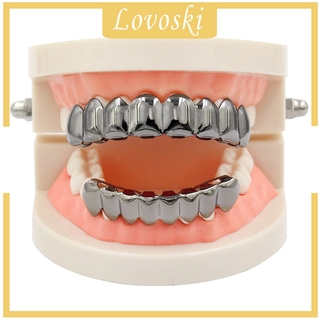 ( Lovoski ) ฟันปลอมโลหะทอง 18 K + ฟันล่างคอสเพลย์แวมไพร์