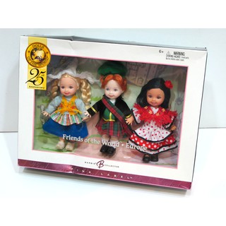 Kelly, Little Sister of Barbie  Friends of the world Europe Barbie Collection เคลลี่ เฟรน ออฟ เดอะ เวริลด์ ยุโรป