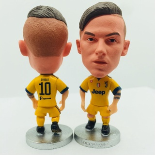 ตุ๊กตาฟิกเกอร์ JuventusFC Player 10 Paula Dybala สีเหลือง สําหรับเก็บสะสม 2020