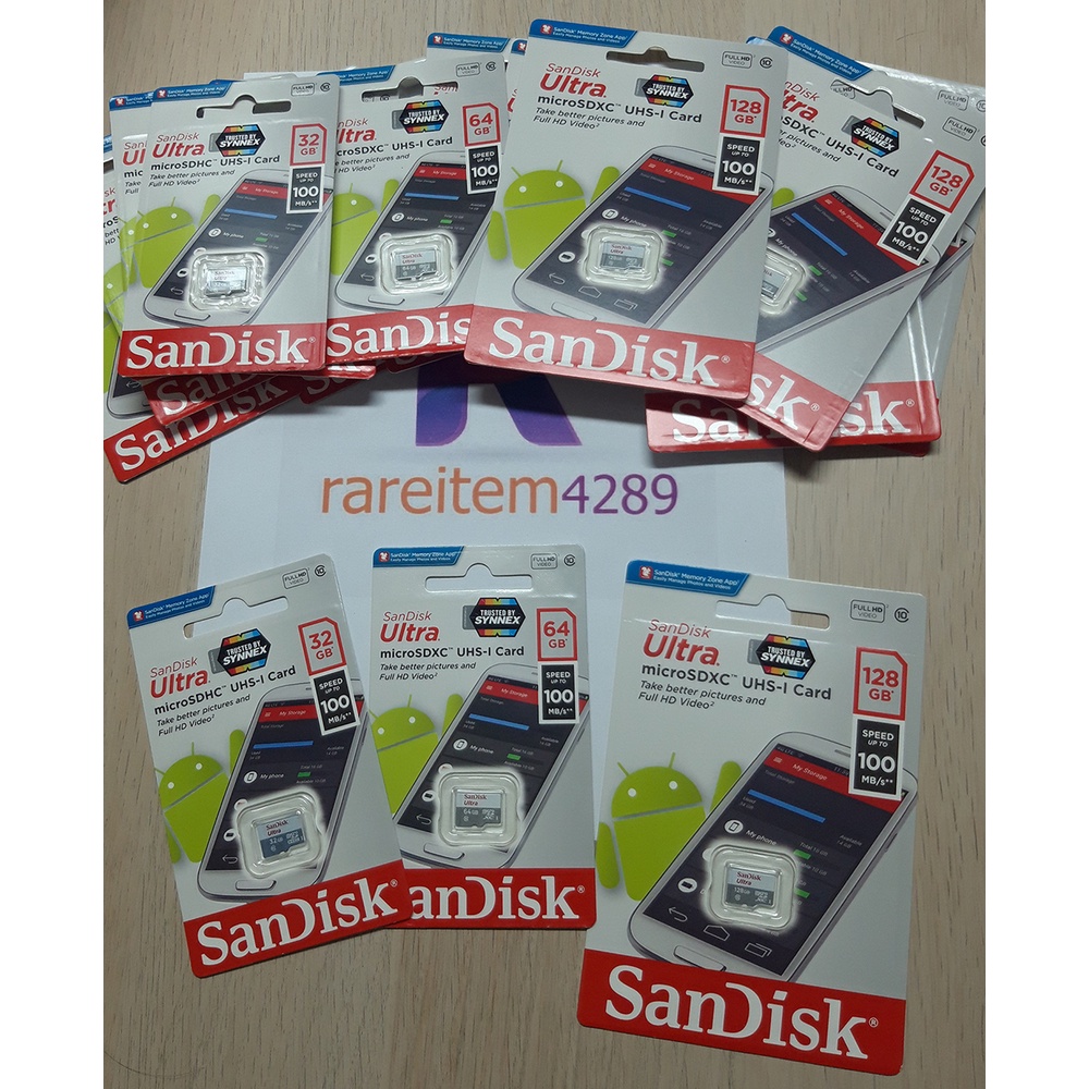 PinonオンラインショップSanDisk Ultra 32GB Class Card MicroSDHC UHS-I s SDSQUNR-032G-  100MB 10