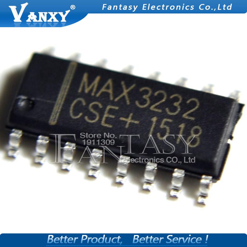 10PCS MAX3232CSE SOP16 MAX3232 SOP MAX3232C SMD RS-232 Transceivers new and original