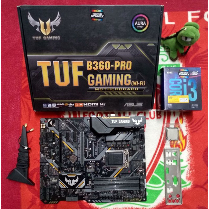 MB ASUS TUF B360-PRO GAMING ( WI-FI ) + CPU INTEL CORE I3-9100F SOCKET 1151V2