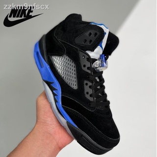 ✅(In stock) Nike Air Jordan 5 Racer Blue AJ5 classic Men shoes sneakers women casual black white running sport sneaker