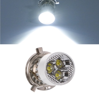 Pop หลอดไฟหน้ารถจักรยานยนต์ 3 LED H4 Hi Lo Beam 12-80V LED