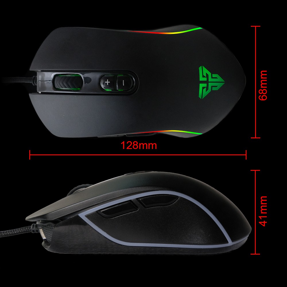FANTECH รุ่น X9 THOR Optical Macro Key RGB Gaming Mouse เมาส์เกมมิ่ง ออฟติคอล ตั้งมาโครคีย์ได้ คู่กับแผ่นรองเมาส์ MP292