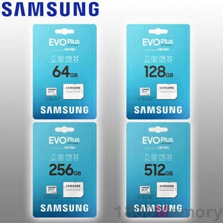 🌟[ประกัน10ปี] Samsung EVO Plus U1 Micro SD Card ความจุ 32GB 64GB 128GB 256GB เมมโมรี่การ์ด ประกัน 10 ปี