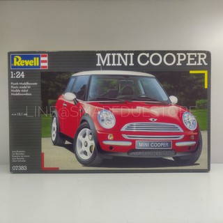 โมเดลรถประกอบของเเท้ Mini cooper- Revell- รถประกอบมินิคูเปอร์  1/24 scale