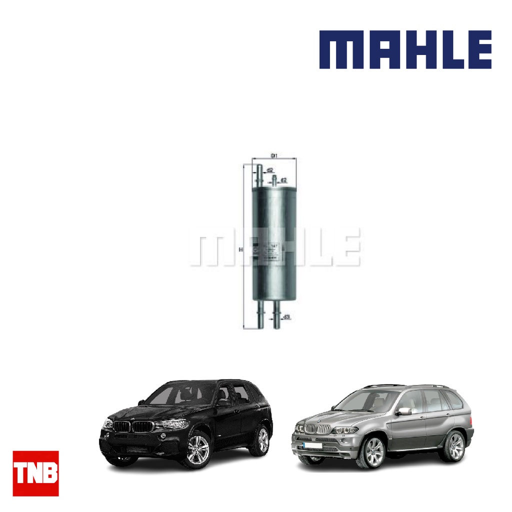 MAHLE กรองเชื้อเพลิง กรองดีเซล BMW  X5 E53 เครื่อง N62 M62 ดีเซล KL 167 16126754016