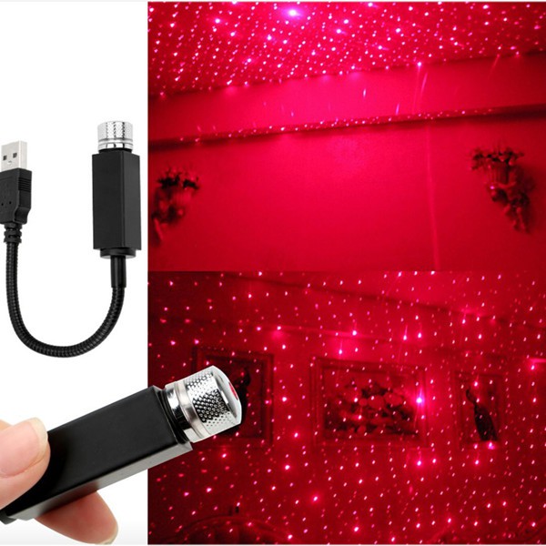 Universal Mini LED Car Roof Star Night Lights Interior Ambient Atmosphere Galaxy Lamp USB Plug Light Decoration Light