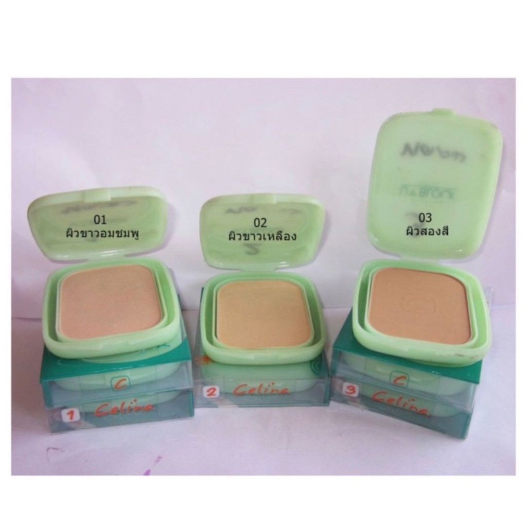 ♦️ของแท้·ส่งด่วน·ถูก♦️ DAYSE x CELINA: [รีฟิว] UV Block Oil Free Powder Foundation : เซลิน่า แป้งพริตตี้ แป้งพัฟ รูปที่ 2