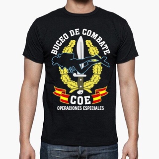 เสื้อยืด พิมพ์ลาย Buceo Combate COE Operaciones Especiales สําหรับผู้ชาย เสื้อยืด คอกลม แขนสั้น ผ้าฝ้าย แฟชั่นฤดูร้อน สํ