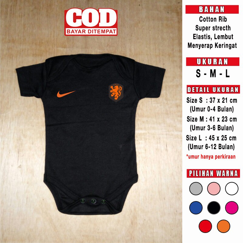 เนเธอร์แลนด์ Holland Baby Football Shirt Away National Jersey World Cup Euro Jumper Romper เสื้อยืดข