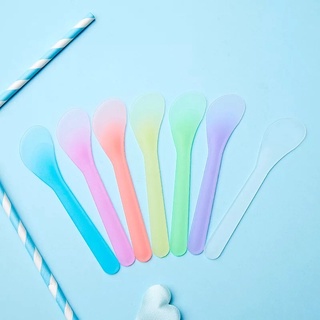 (10ชิ้น) ไม้พายพลาสติก ไม้พายคนครีม ไม้พายมาส์กหน้า ไม้พายมาส์กDIY
