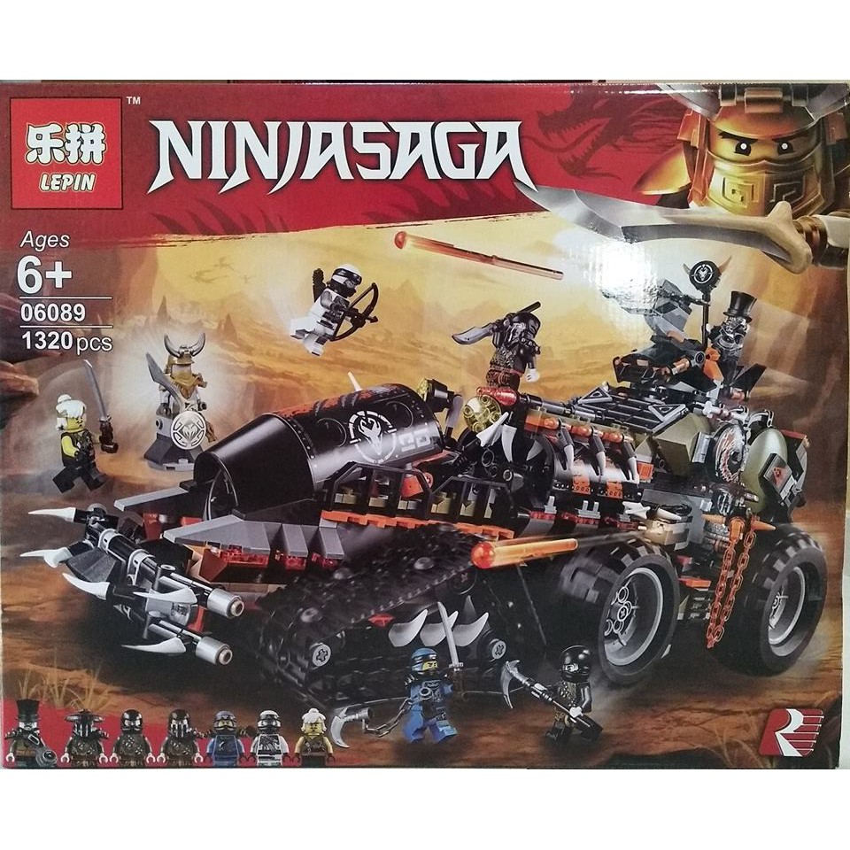 เลโก้จีน LEPIN 06089 ชุด Ninja Go Dieselnaut
