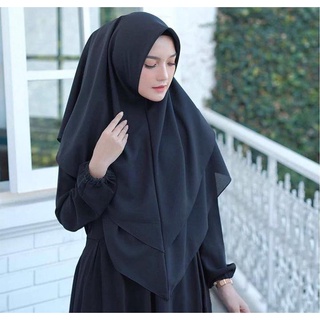 Khimar KAYLA 2 ชั้น / HIJAB HIJAB ฮิญาบทันที