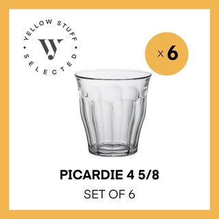 Duralex - Picardie 4.625 oz หรือ 130 ml (Set of 6) แก้วน้ำ แก้วกาแฟ กาแฟ คาเฟ