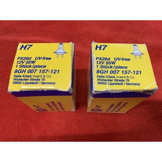 หลอดไฟH7 หลอดไฟ HELLA H7 12V 55W